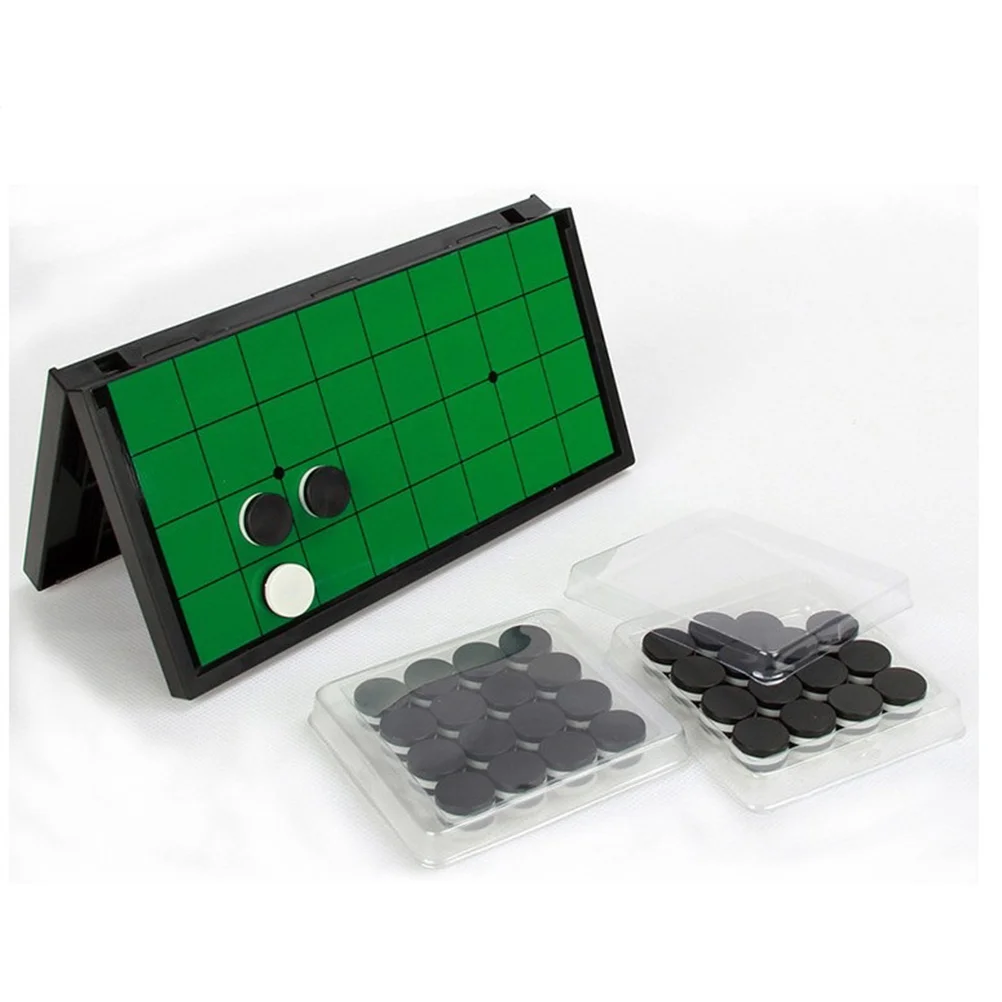 

Game Board Folding Go Chess Set Reversi Checkers Gobang Funnyeducaltional Portablemagnetic Creative Magnet