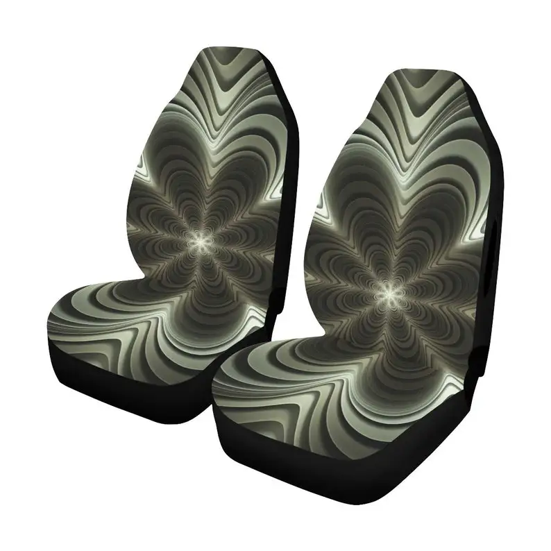 

Car Seat Cover Black Hypnotic Airbag Compatible(Set of 2)