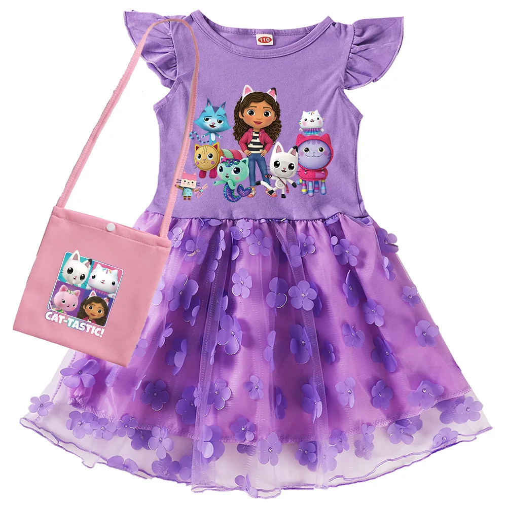 Детское летнее платье для косплея с коротким рукавом и повязкой на голову