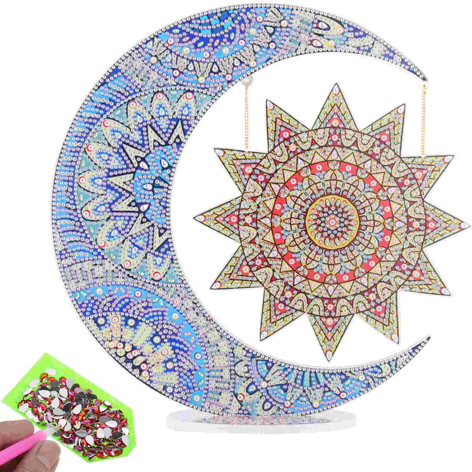 

Christmas Treekits Painting Xmas 5Dornament Diy Dot Decorations Table Set Tabletop Drill Craft Star Adults Stocking Stuffers