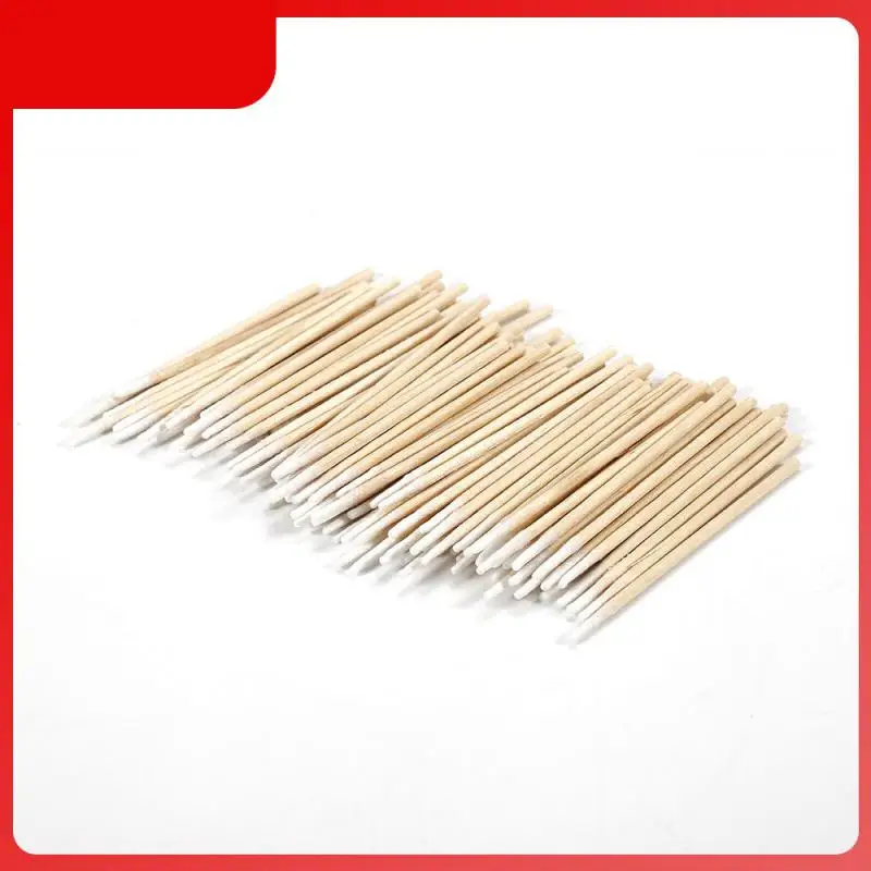 

100pcs Cotton Swab Buds Sticks with Mini Pointed Tip head Abacterial Accessories 7cm