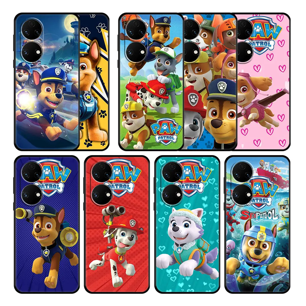 

Celular Cell Case Cover for Huawei P30 Nova 5T P40 Lite P50 9 SE P20 Pro E 2021 2019 Y7 Y6 P50E P Smart Z Y9 7i PAW Patrol Soft