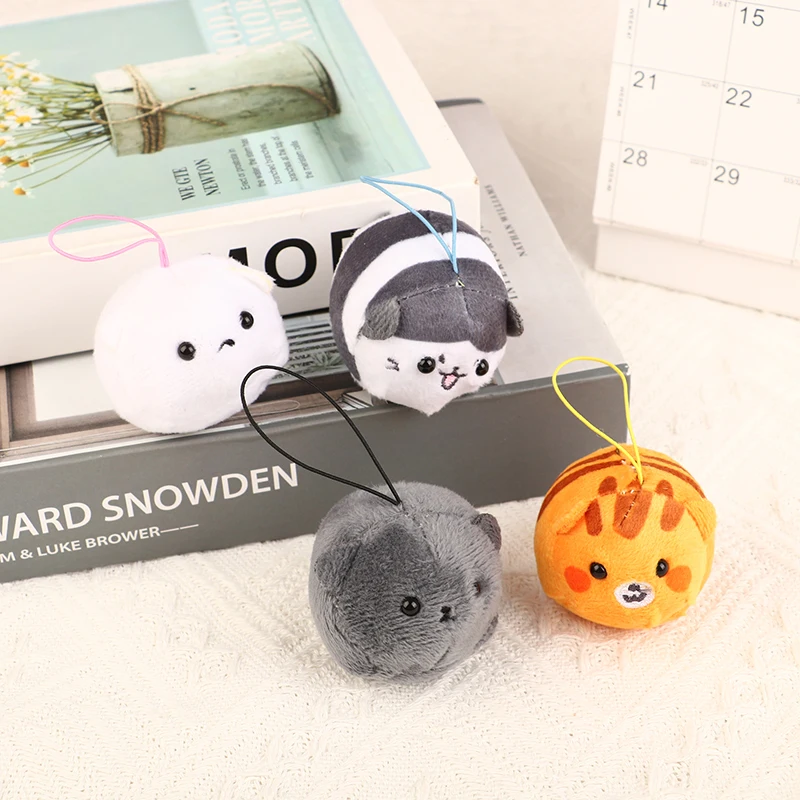 

Cute Cartoon Plush Cat Keychain Lucky Cat Doll Keyring For Girls Bag Ornaments Headphone Case Accessories Friendship Gift