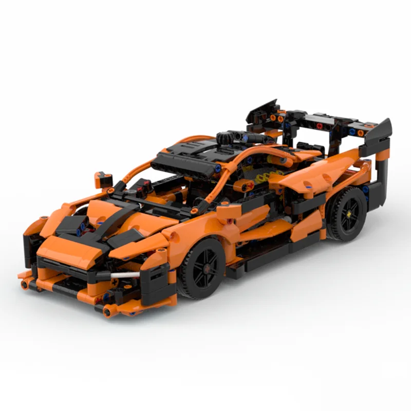 848 деталей MOC McLarenesd Senna: Техническая модель, строительные блоки, архитектурный конструктор, подарки на фестиваль, игрушки, развивающие кубики (art.: 3920db6ced67e) - 3920db6ced67e