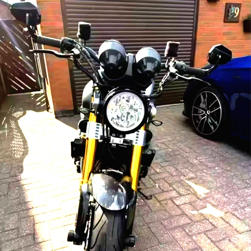 Зеркала для мотоциклов с маркировкой E-mark для Royal Enfield Classic 350, Interceptor 650, зеркала на руль Continental GT650, Scram 411 (art.: 3920d7aebcaeb) - 3920d7aebcaeb