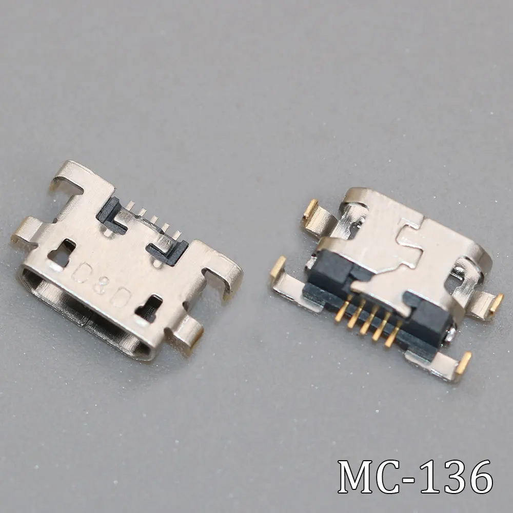

50PCS Micro mini USB Jack For lenovo A590 A670T S890 S820 A710E A798T A808 A706T S880 charger socket connector dock port