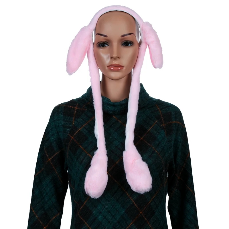 Ободок для волос Детский плюшевый с ушками кролика |