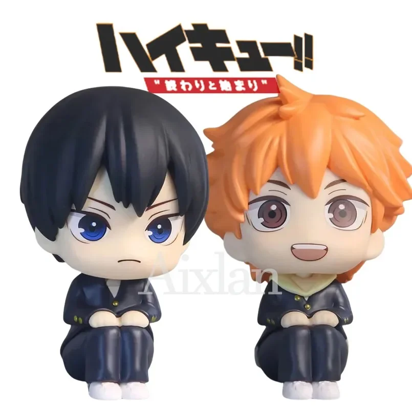 

11cm Version Q Haikyuu!! Anime Figure Hinata Shoyo Tobio Kageyama PVC Action Figure Collectible Model Toys Kid Gift