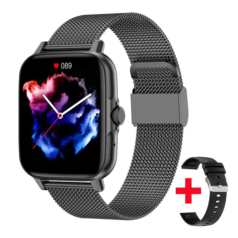 

GT50 Bluetooth Call Custom Dial Smart Watch Women Sport Fitness Men Smartwatch Heart Rate Blood Pressure Monitor Tracker 2022