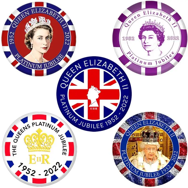 

Elizabeth Queen II Memorial Badge Commemorate Badges For Her Majesty Gift Souvenir Lapel Pin Metal Badge Dropshipping