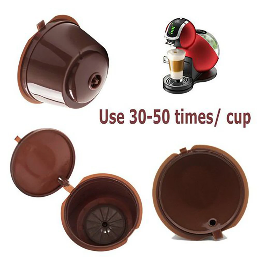 

Reusable Coffee Filter Cup Holder Coffee Capsule Refillable Coffee Cup Filter Machine Adapter For Nescafe Dolce Gusto Cafe