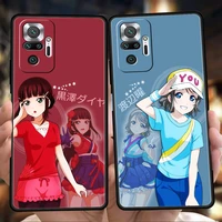 bandai love live you watanabe anime phone case for redmi note 10 11 pro k40 gaming 11t 9t 7 8 8t 9 8a 9a 9c 9s pro soft shell