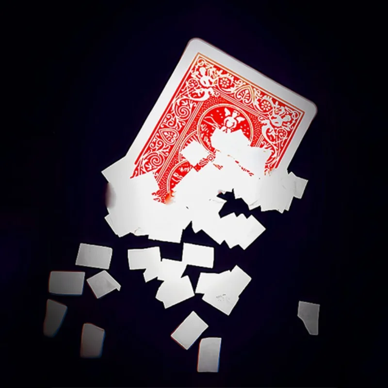 Великолепные Волшебные трюки игральные карты исчезают в снежинки появляющиеся