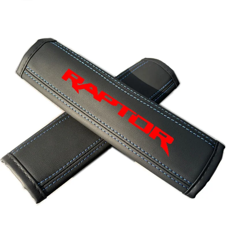 

Автомобильный ремень безопасности из кожи наппа, защита на плечо, ремень безопасности, 2 шт., для Explorer Raptor Ford Ranger, автомобильные аксессуары