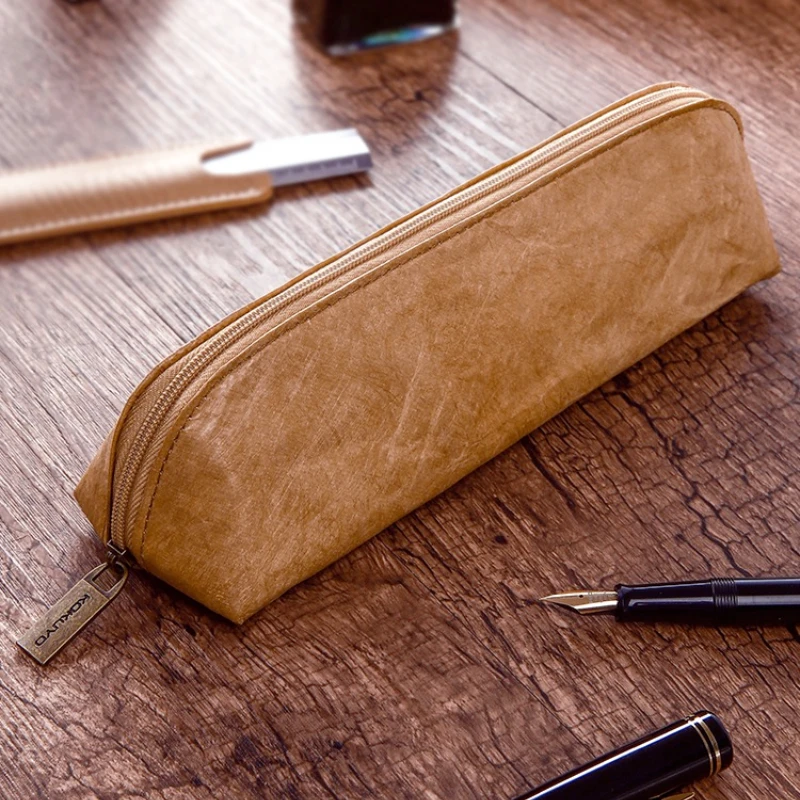 

Multi-functional and Large-capacity Kokuyo Pencil Case Retro Dupont Paper Waterproof Bag for Male and Female StudentsStationery