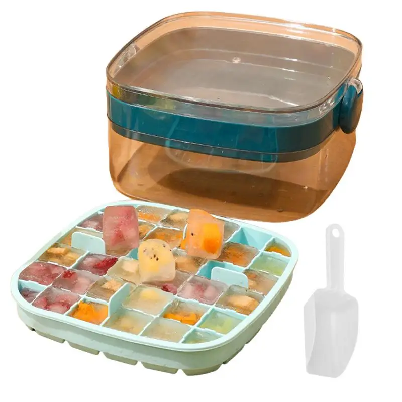 

Круглый поднос для льда с крышкой, форма для льда, форма для морозильной камеры с контейнером, мини-круглый поднос для льда, сферы