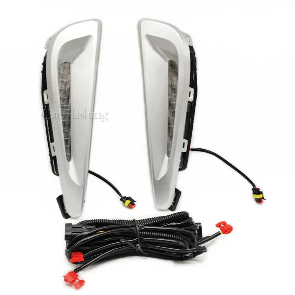 Для Toyota Prius 19-20 дневные ходовые огни передние противотуманные фары указатель