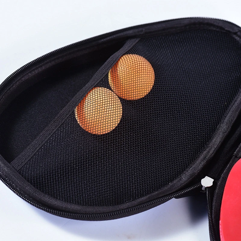 

Waterproof Ping Pong Paddle Case 2 Grid Table Tennis Racket Bag Cover Support Great Performance E56D