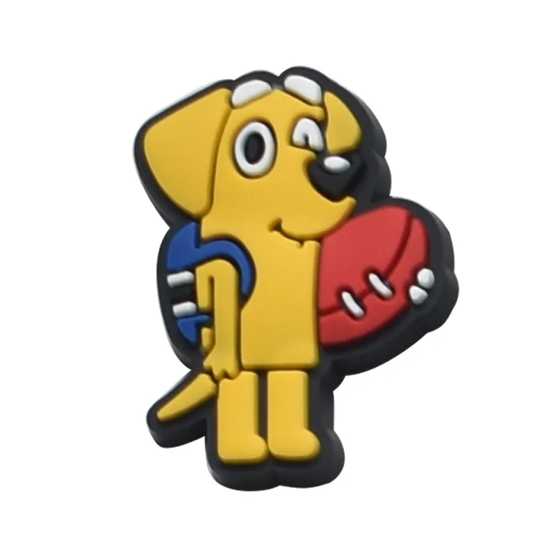 25pcs Cartoon Dogs PVC Shoe Charm for Croc Shoe Cute Puppy Original Ornaments Sneakers Accessories Decoration Christmas Gift