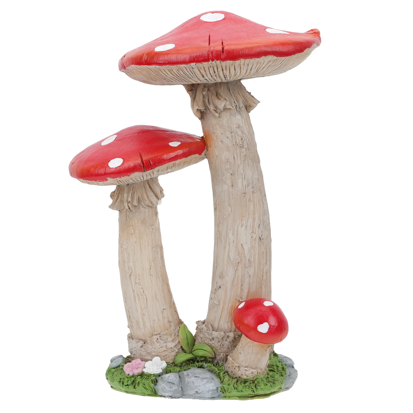 

Resin Lawn Mushroom Decor Mushroom Statues Outdoor Scene Layout Ornament