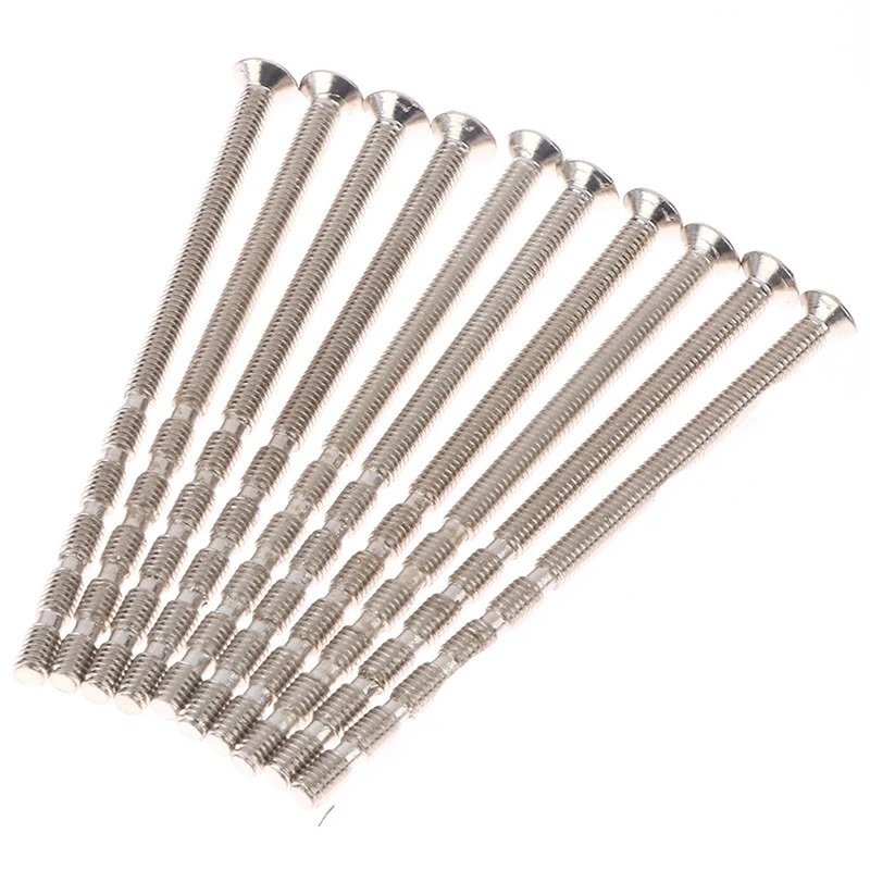 

Защелкивающиеся Противокражные режущие винты M4X 60 мм/80 мм/100 мм запасные части для дверной ручки цвет цинка белый никель противопожарная защ...