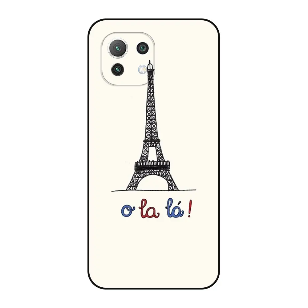 Дешевые мягкие ТПУ чехлы для сотовых телефонов Xiaomi Mi11 6 81 дюйма аксессуары