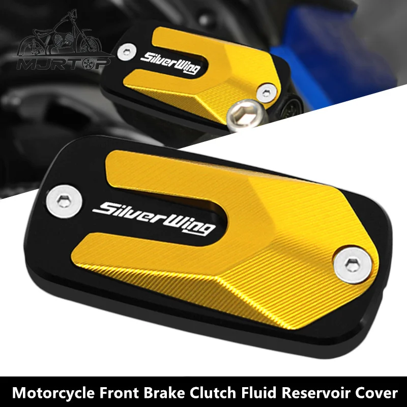 

For HONDA FCS600 Silverwing FCS 600 Silver Wing 2001-2011 Motorcycle CNC Aluminum Front Brake Fluid Reservoir Cap Cylinder cover