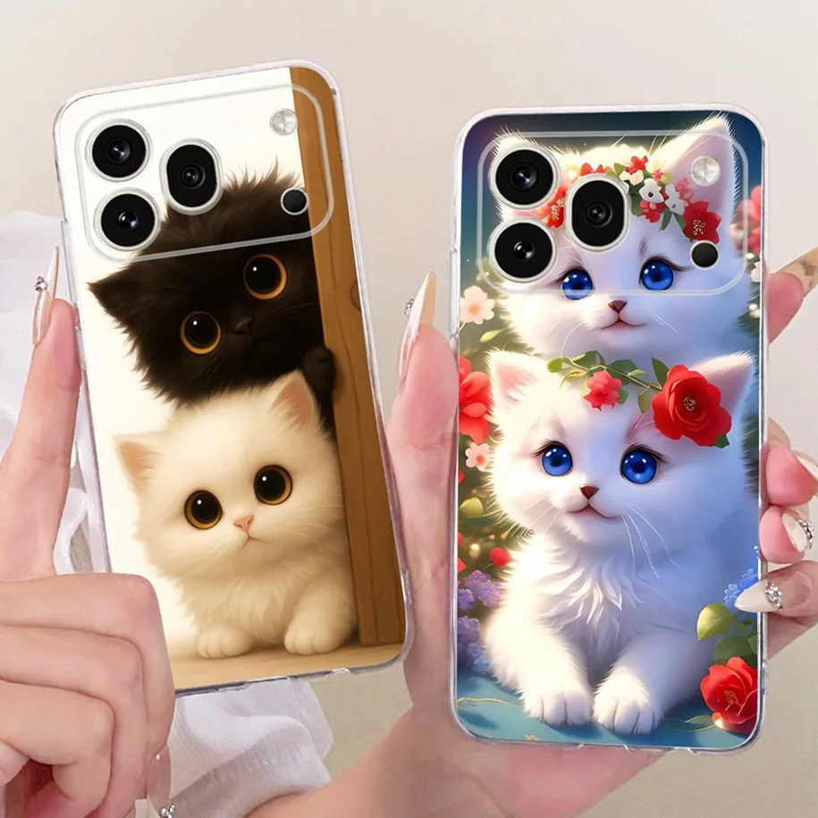 Фото Чехол для Honor 600 Pro 2026 VKP-NX9 с рисунком «Крутой Дракон, Тигр, Милый Кот», мягкий силиконовый прозрачный чехол из ТПУ для Honor 600 5G №4