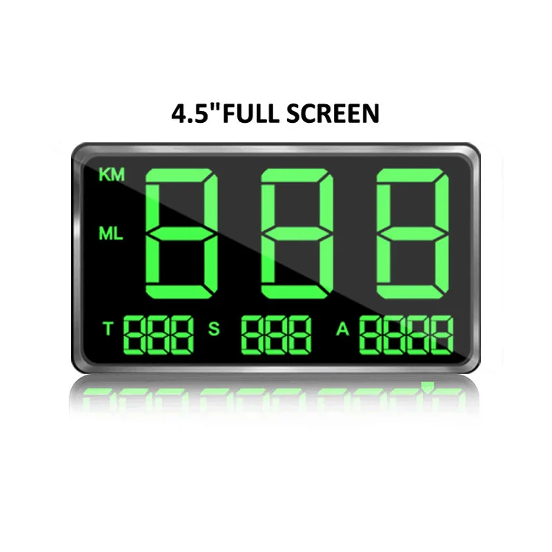 

Kingneed HUD Car Head Up Display General GPS Speedometer Measuring Overspeed Alarm Mileage Altitude C80