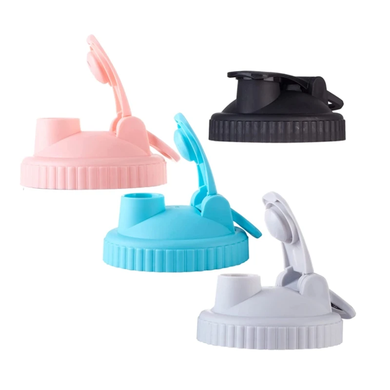 

4Pcs Mason Jar Lid,Reusable Flip-Top Jar Screw Lid,Leak-Proof Seal,For Regular Mouth Jar,For Pouring Jam Coffee Lemonade