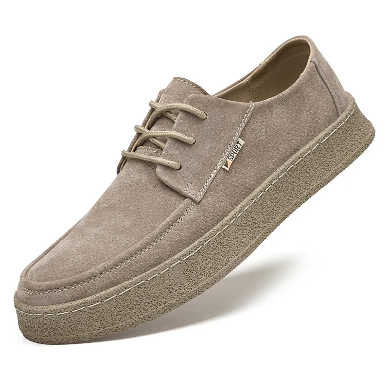 

High Quality New Suede Leather Shoes Fashion Men's Shoes Comfortable Bottom Casual Shoes Walking Mens shoes S12160-S12170 Dn