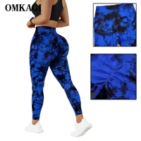 Женские спортивные легинсы OMKAGI Tie Dye#3