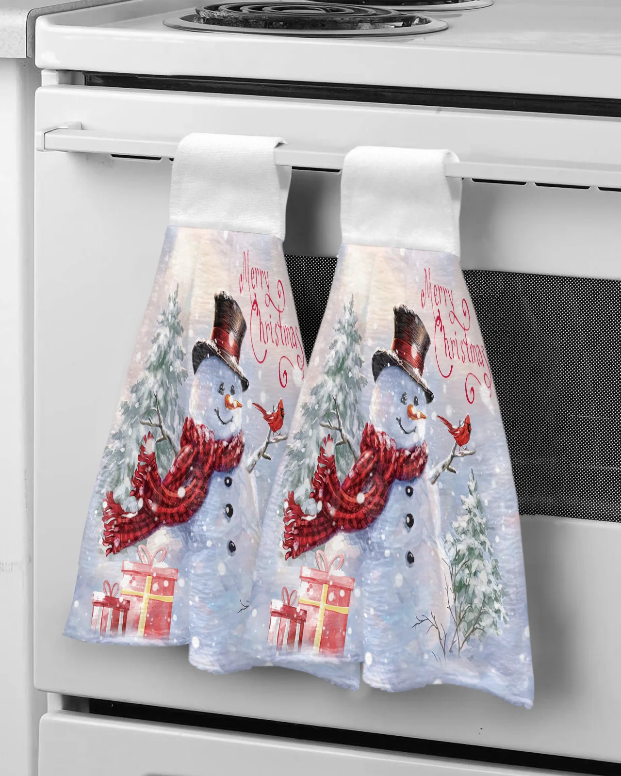 Absorbent Hanging Towels Home Kitchen Wipe Dishcloths Bathroom Bath Wipe