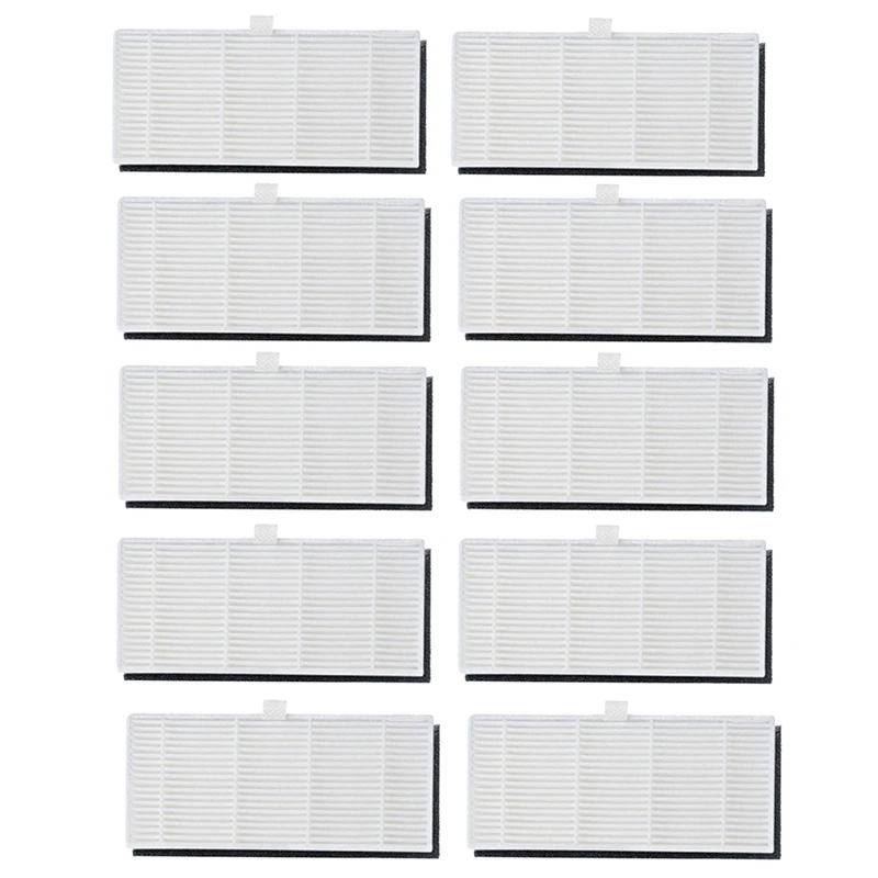 10Pcs Hepa Filter for Lydsto R1 R1A Robot Vacuum Cleaner Parts Accessories Vacuum Cleaner Spare Parts Accessories