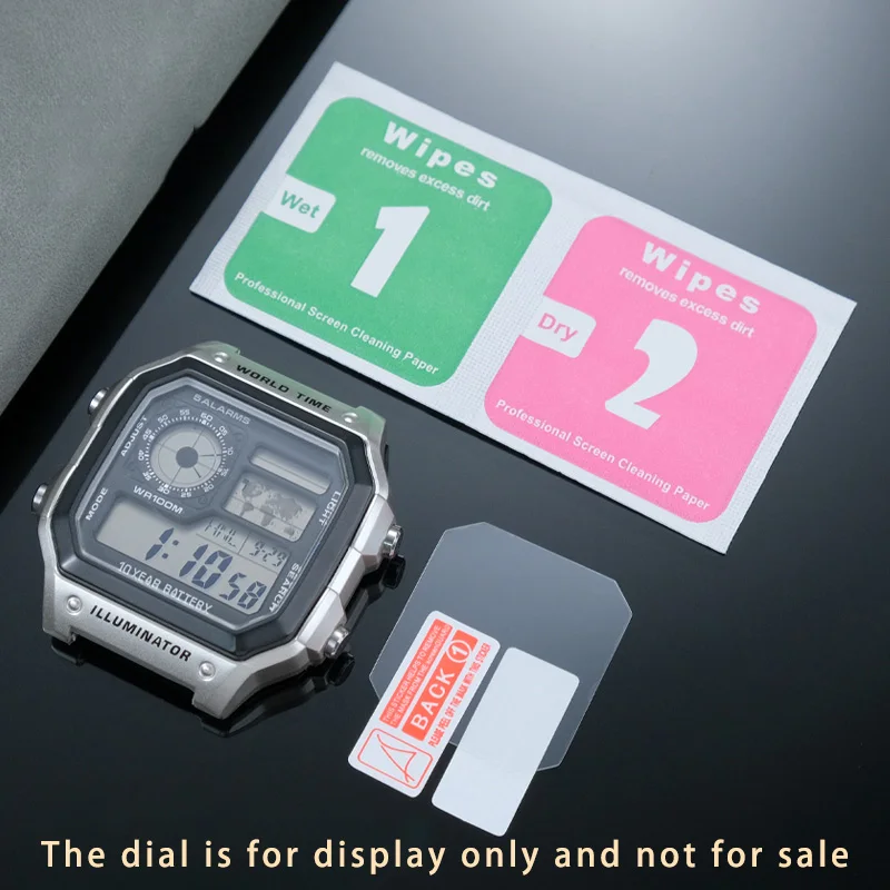Защитная пленка для циферблата часов Casio AE1200wh маленькая квадратная электронных