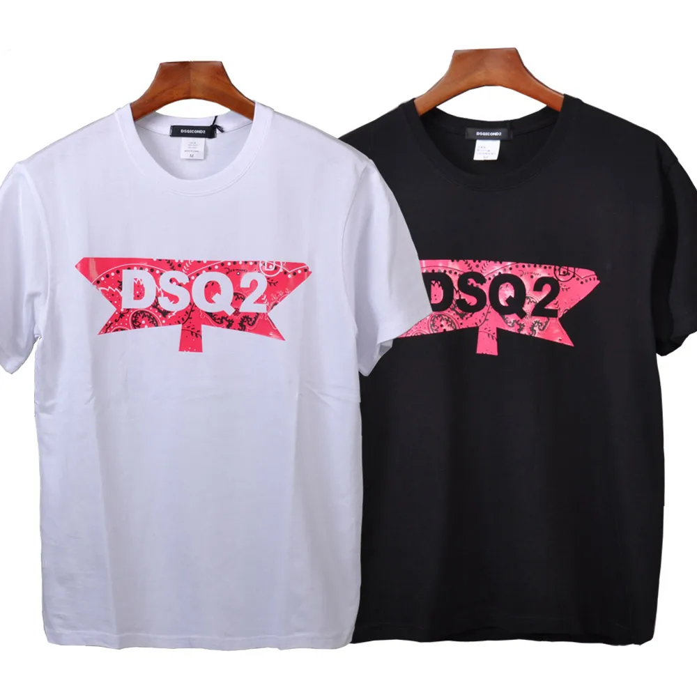 

2022 New Dsquared2 Men and Women Unisex Casual Fashion Trend Printing DSQ2 Short Sleeve Boyfriend Girlfriend Gift DSQ05