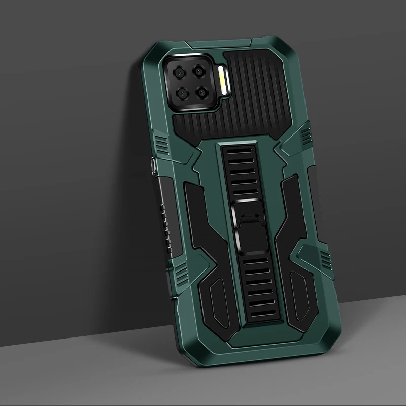 Чехол для телефона-накладка для OPPO, A96, A95, A92, A76, A74, A55, A53, A36, A32, A31, A21, A16, A15, A12, A11K, A9, противоударный, с держателем