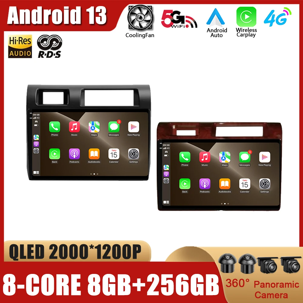 

9"Android 13 For Toyota Pickup Land Cruiser LC 70 79 Series 2007-2020 Car Radio Multimedia Player Navigation GPS DSP Carplay