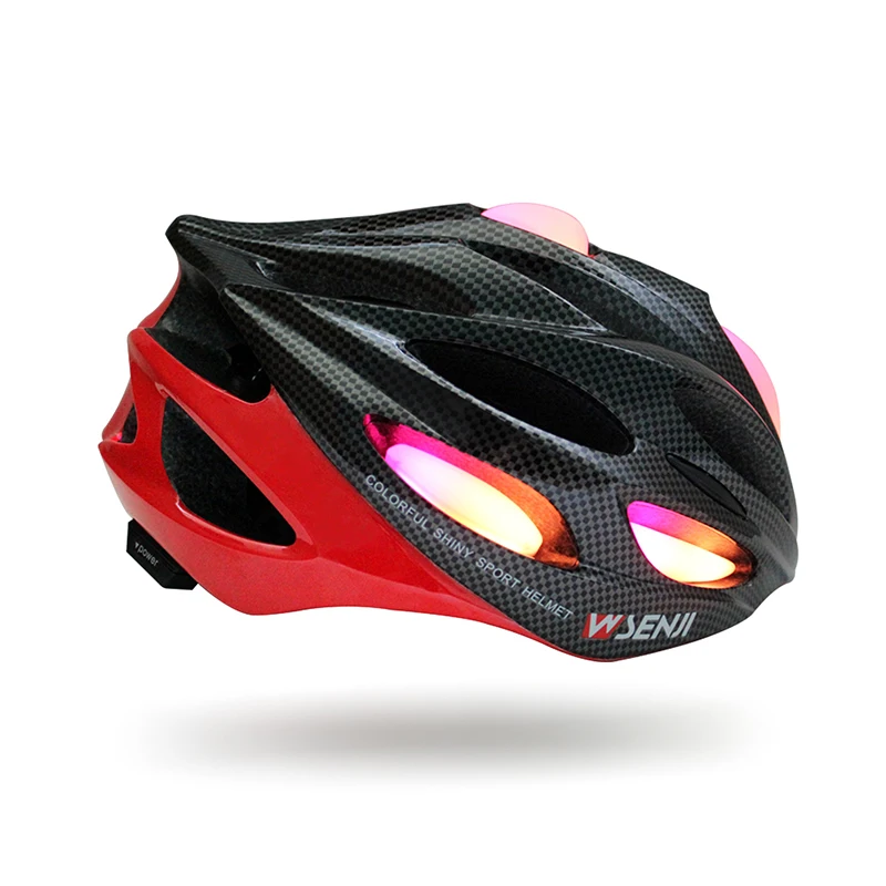 

2022 Светодиодная лампа для велосипедного шлема, умный Мужской Женский Детский велосипедный светодиодный фонарь, Передний фонарь, задний фон...