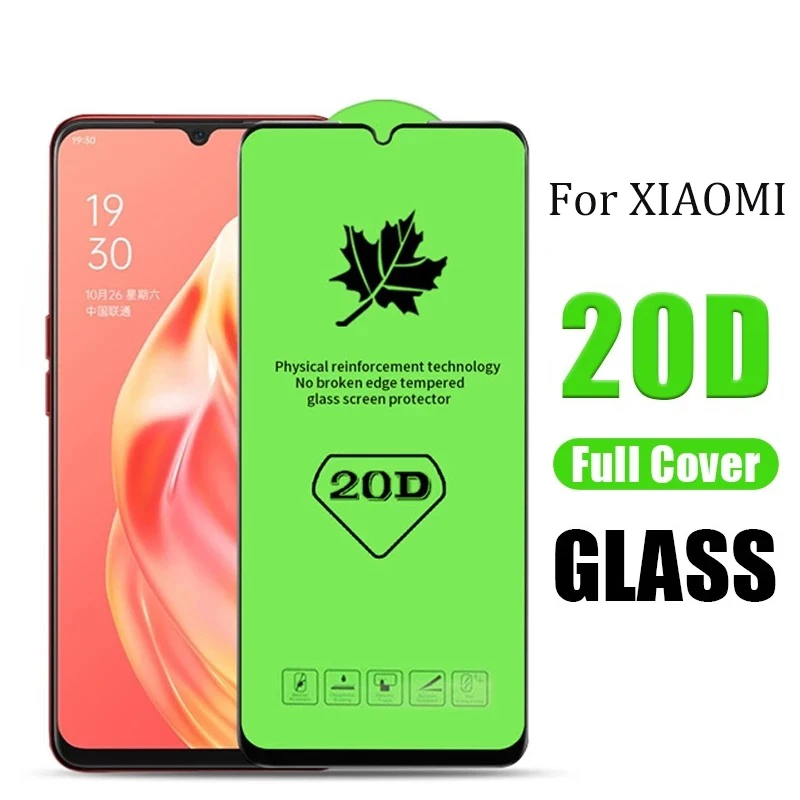 

For Xiaomi Poco X2 X3 M3 F3 M2 F2 GT Pro Nfc C3 C31 20D High Definition Explosion Proof Full Screen Coverage Tempered Glass Film