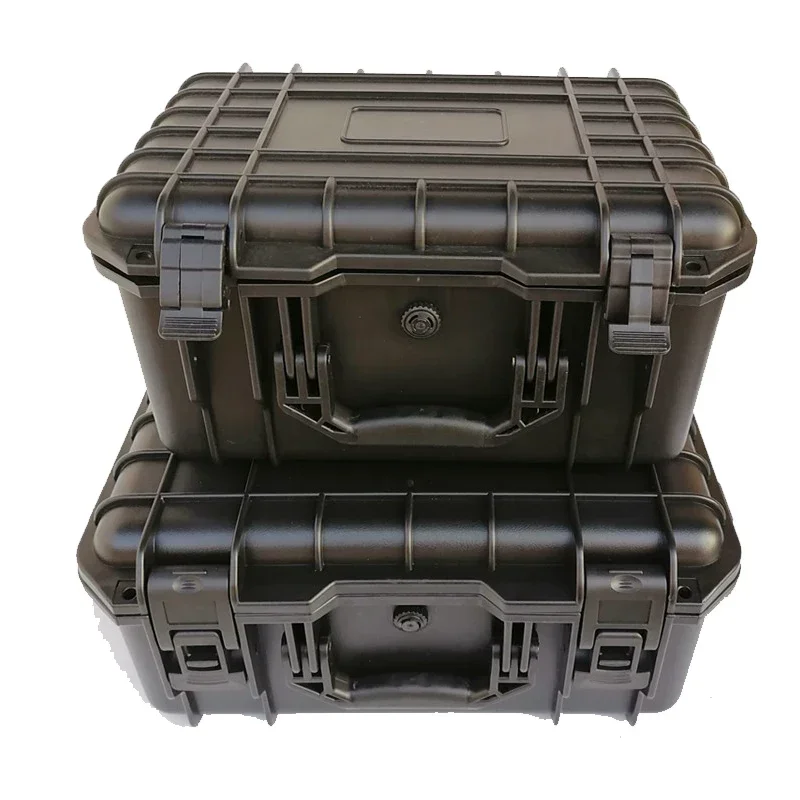 

Ящик для инструментов из АБС-пластика, герметичное жесткое безопасное оборудование для переноски, портативный чемодан, ударопрочный ящик для инструментов с губкой