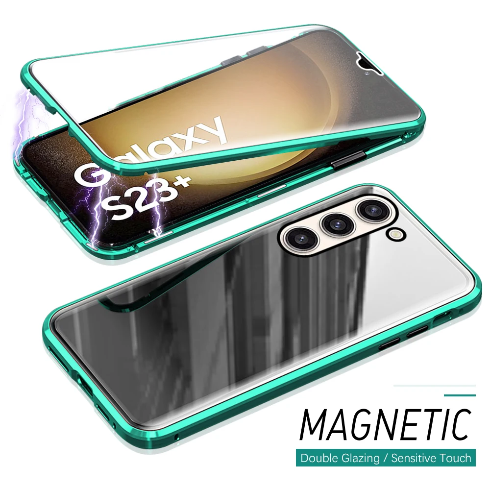 

Магнитный чехол для телефона Samsung Galaxy S23, S23Plus, S23Ultra, S22 Plus, S22Ultra, S22Plus, противоударный, противоударный, защита от падения