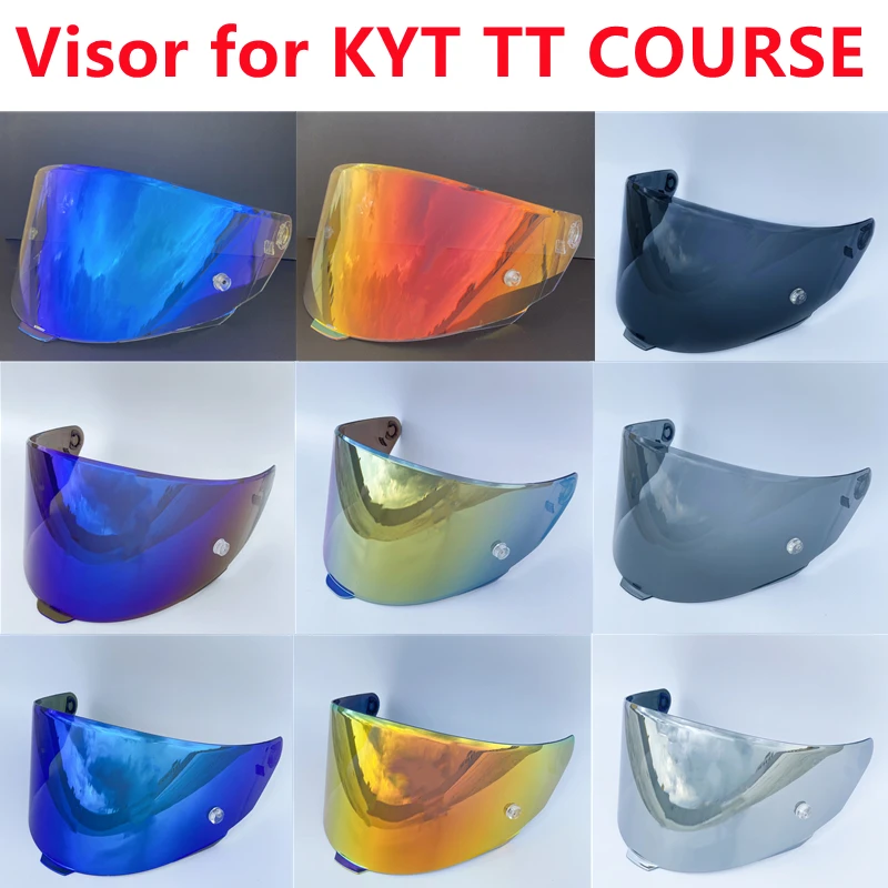Capacete De Moto Viseira for KYT TT COURSE Helmet Visor Lens Sunshield Windshield Visera Casco Moto Accessories