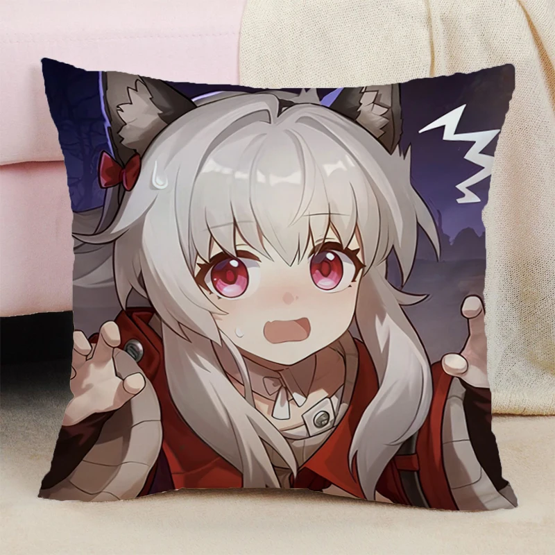 

Cushion Cover 45*45 Honkai Star Rail Bed Pillowcases for Pillows 45x45 Decorative Pillowcase 50x50 Cushions Covers Sofa Pillow