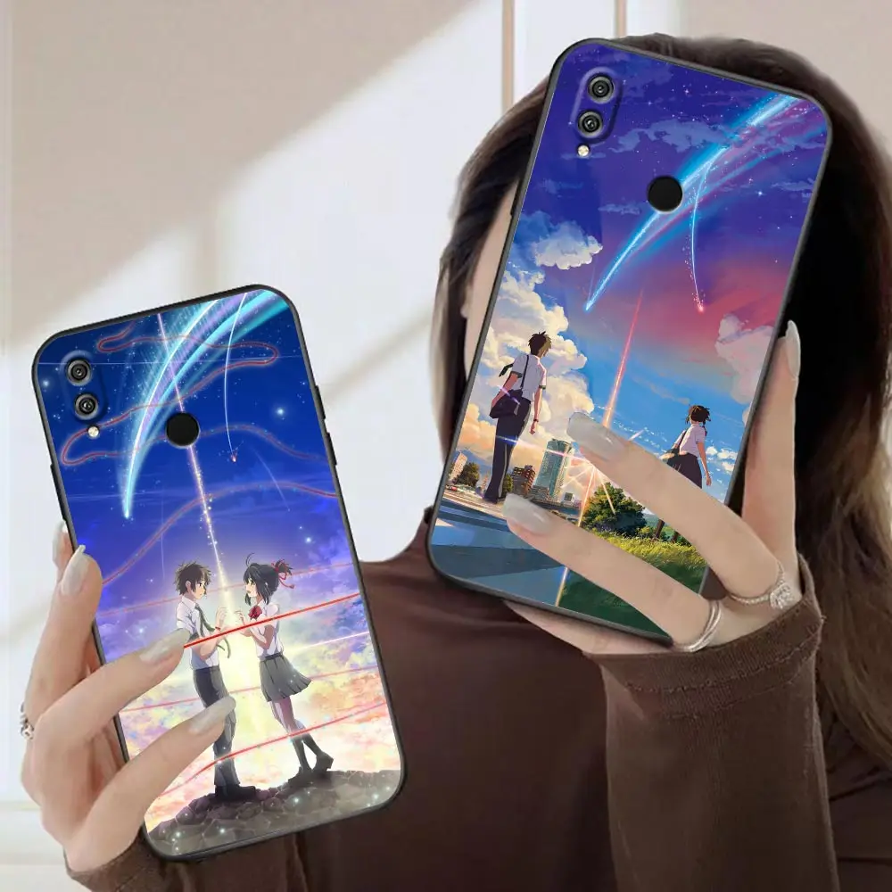 

Funda Coque Case For Honor 9X 9 9I 8 8X 8C Max 7 6 6C 6X 5A 50 20 10 10I NOTE 10 Lite PLAY Pro Case Para Anime Yinuoda Your Name