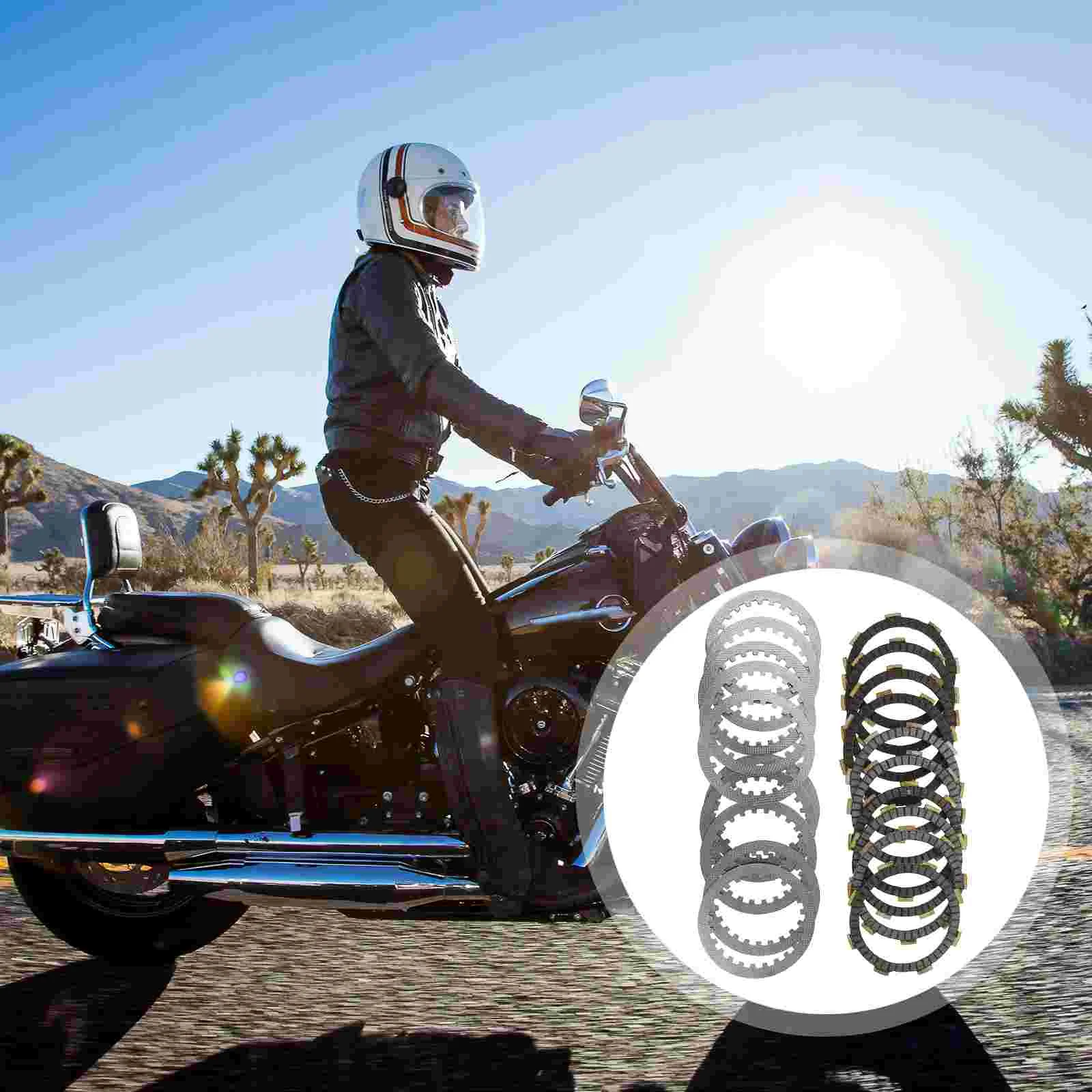 

20 Pcs Clutch Disc Motorcycle Plates Accesorios De Motocicleta Accessories Iron