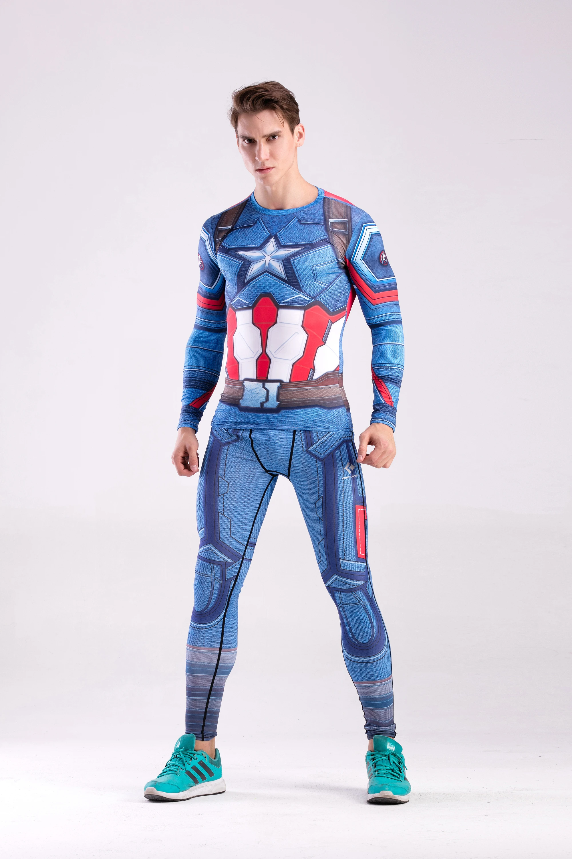 

Fashion Sublimation Print Rashguard Gym Long Sleeves Running Muay Thai Shirts