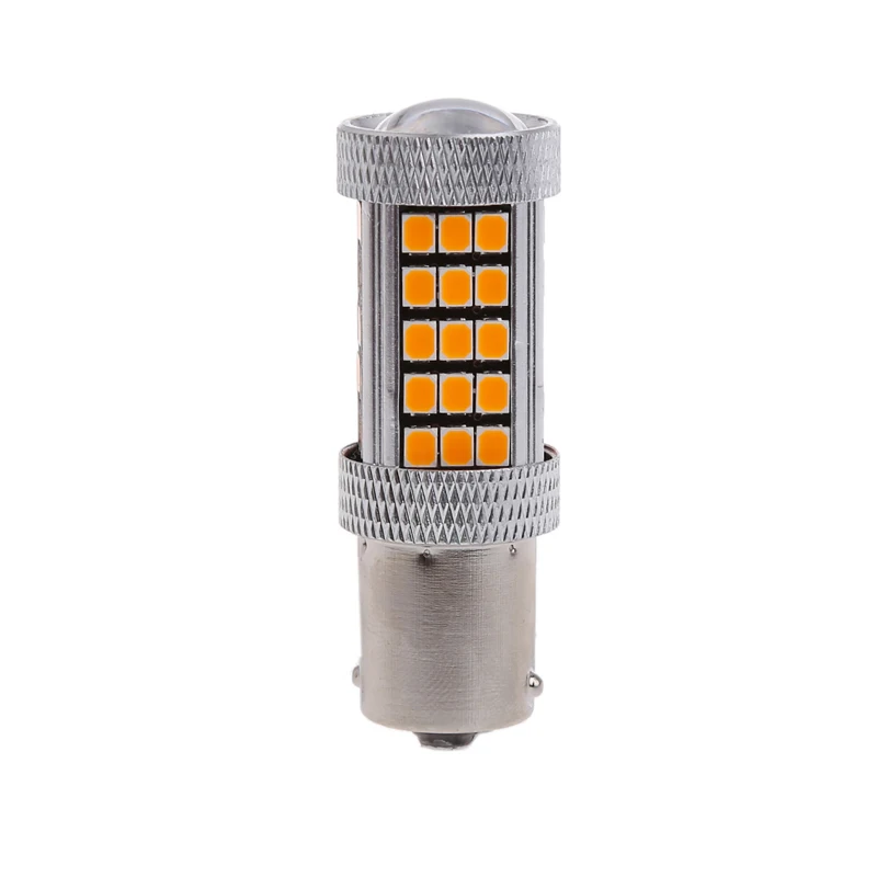 

1156 BA15S 63 Led Bulbs Motorcycle Headlight Hi/Lo Beam Dual Color Motorbike