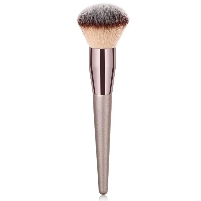 1pcs Makeup Brushes Champagne Gold Premium Synthetic Concealers Foundation Powder Eye Shadows brochas maquillaje | Красота и здоровье