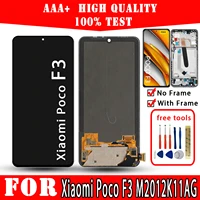original lcd for xiaomi poco f3 m2012k11ag tft display premium quality touch screen replacement parts mobile phones repair